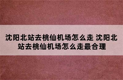 沈阳北站去桃仙机场怎么走 沈阳北站去桃仙机场怎么走最合理